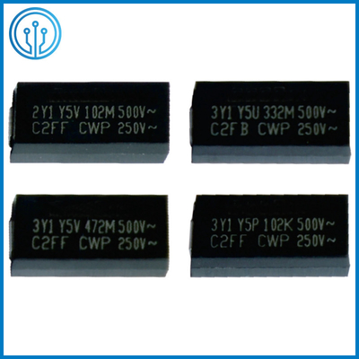 incapsulamento di plastica Chip Safety Capacitor 500VAC 10-4700pF Y5P Y5U Y5V di 11.4x6.0mm
