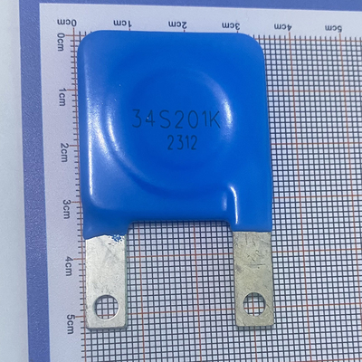 VDR quadrato Varistor di ossido metallico MOV Serie 34S201K 130VAC 175VDC 200V 40kA Resistore a tensione