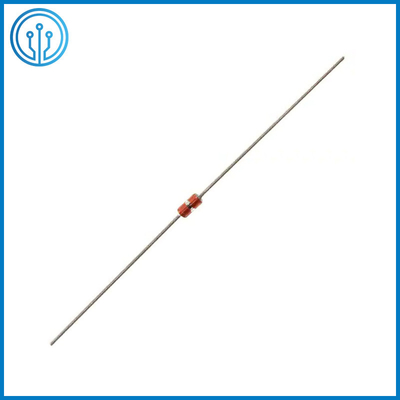 Il tipo vetro del diodo ha incapsulato il termistore discreto MF58 1.388M 1% 4500 di NTC